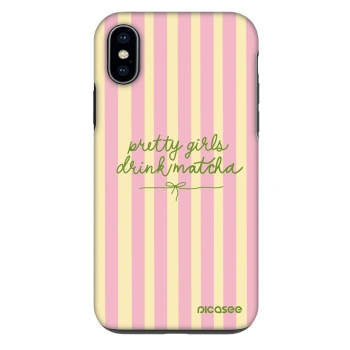 Etui na Apple iPhone X/XS - Pretty matcha