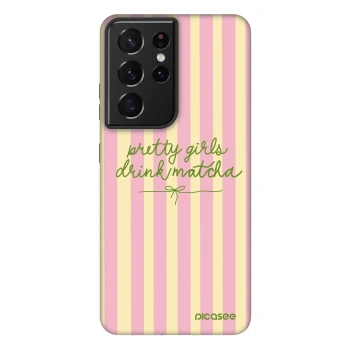 Etui na Samsung Galaxy S21 Ultra 5G G998B - Pretty matcha