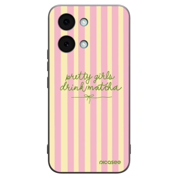 Picasee silikonowe czarne etui na Xiaomi Poco X8 Pro Max - Pretty matcha