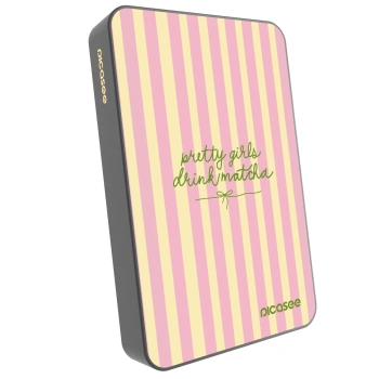 Powerbank z MagSafe 10 000 mAh Szary - Pretty matcha