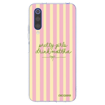 Picasee silikonowe przeźroczyste etui na Xiaomi Mi 9 SE - Pretty matcha
