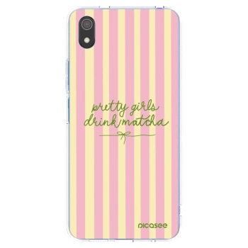 Picasee silikonowe przeźroczyste etui na Xiaomi Redmi 7A - Pretty matcha