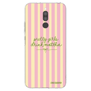 Picasee silikonowe przeźroczyste etui na Xiaomi Redmi 8 - Pretty matcha