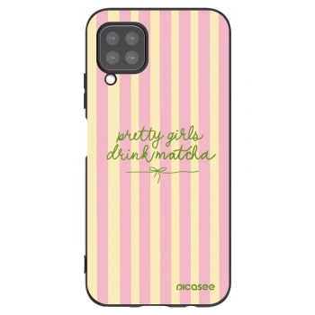Picasee silikonowe czarne etui na Huawei P40 Lite - Pretty matcha