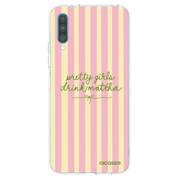 Picasee silikonowe przeźroczyste etui na Samsung Galaxy A30s A307F - Pretty matcha