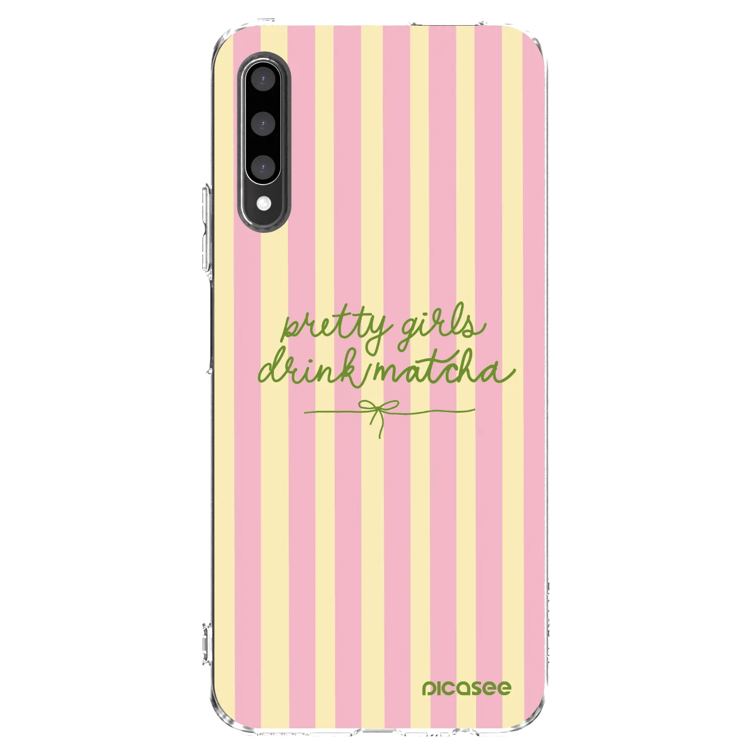 Picasee silikonowe przeźroczyste etui na Honor 9X Pro - Pretty matcha