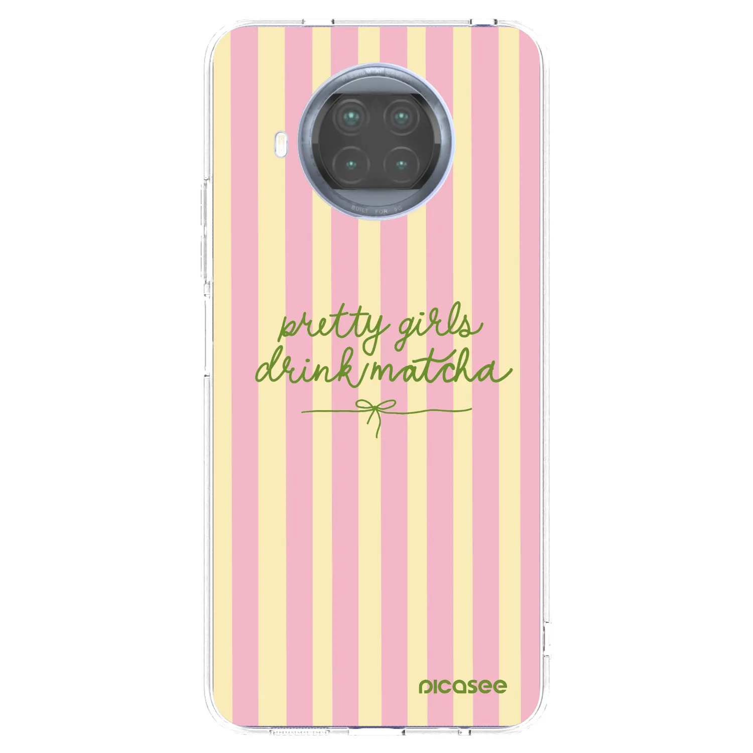 Picasee silikonowe przeźroczyste etui na Xiaomi Mi 10T Lite - Pretty matcha