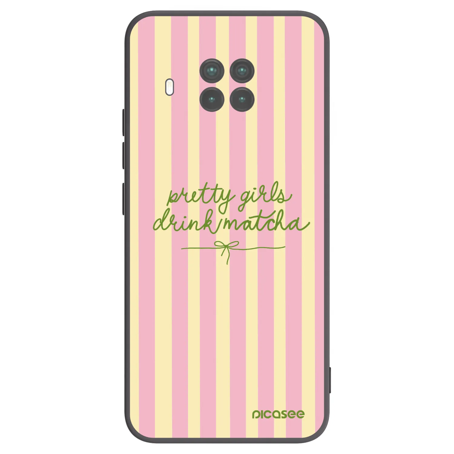 Picasee silikonowe czarne etui na Xiaomi Mi 10T Lite - Pretty matcha