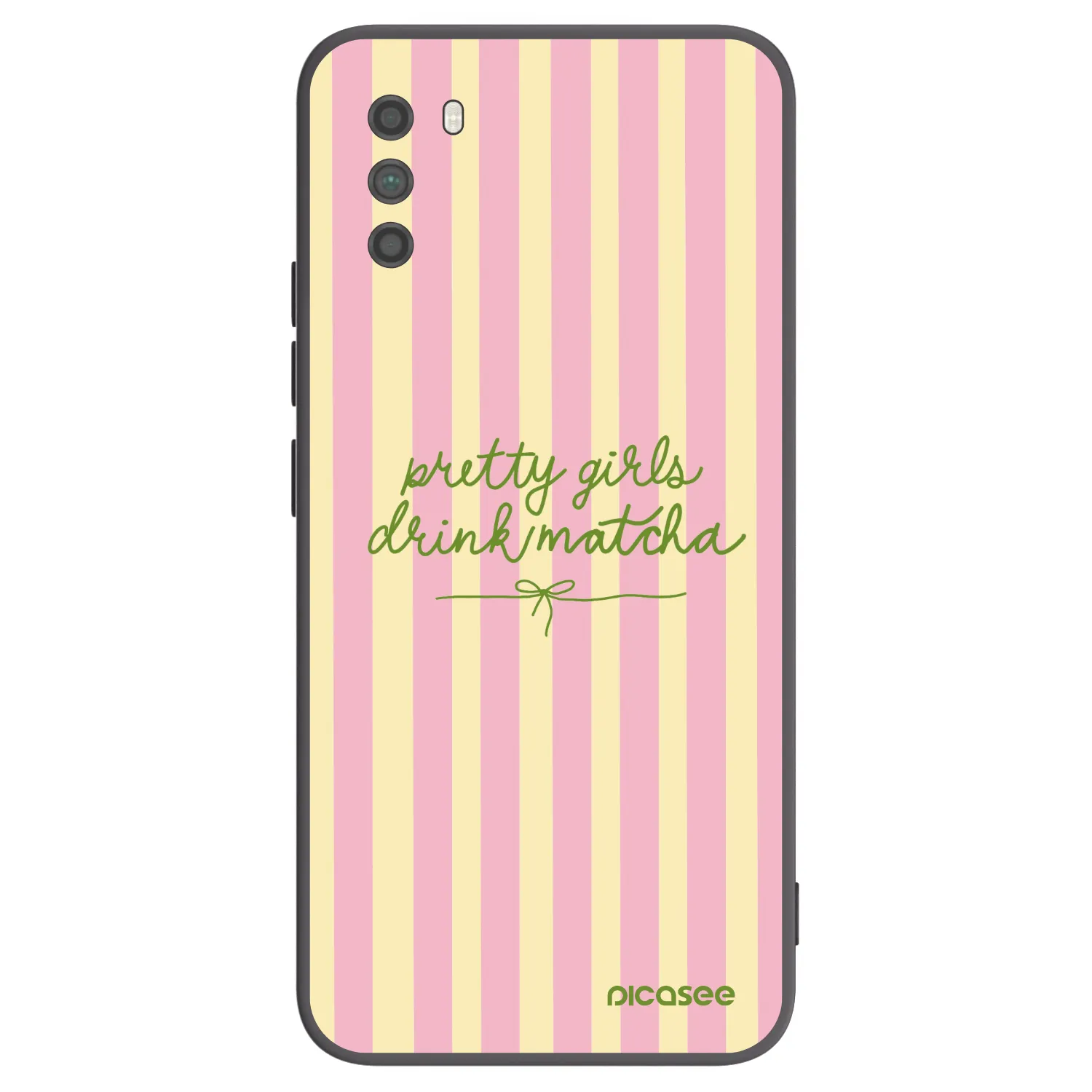 Picasee silikonowe czarne etui na Xiaomi Poco M3 - Pretty matcha