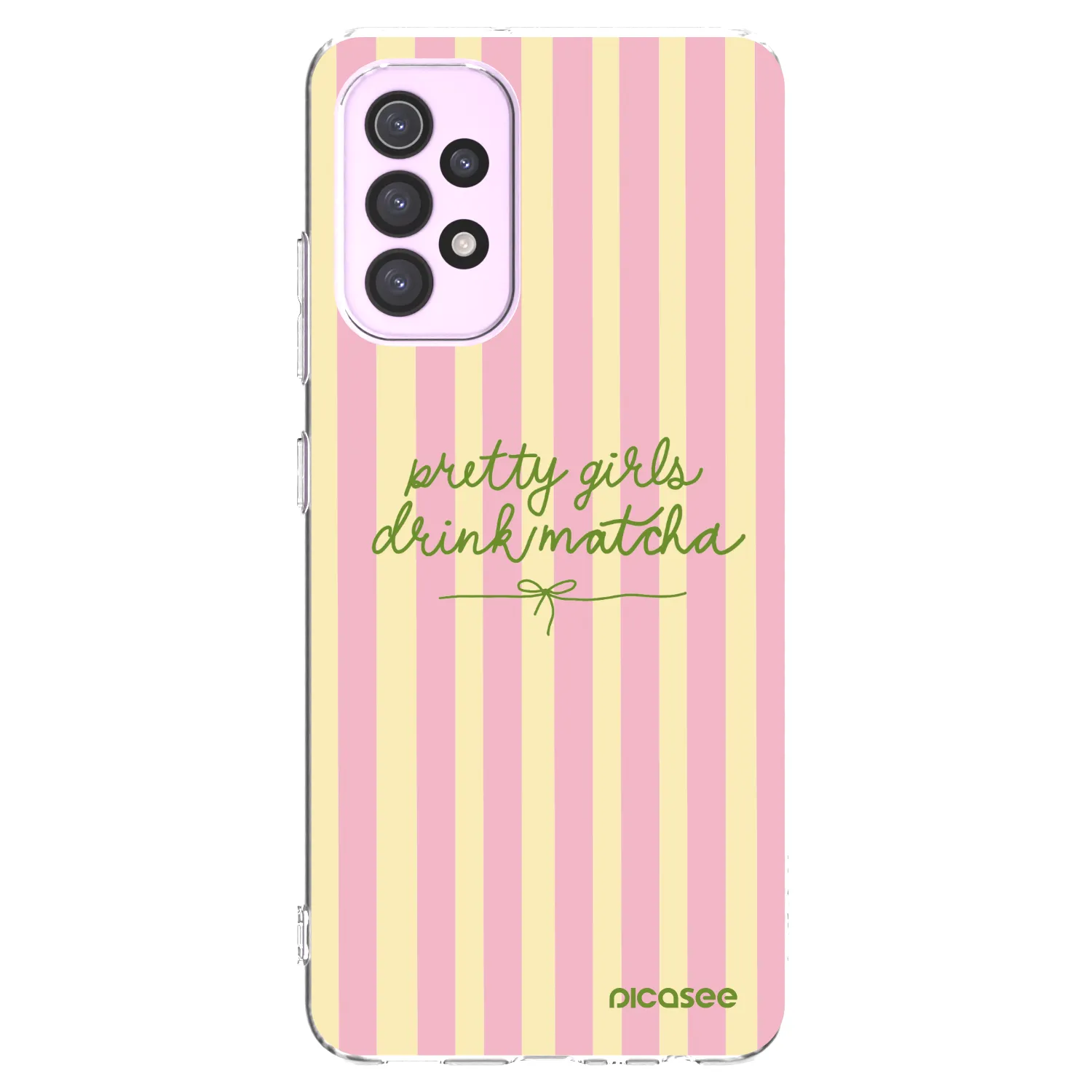 Picasee silikonowe przeźroczyste etui na Samsung Galaxy A32 5G A326B - Pretty matcha