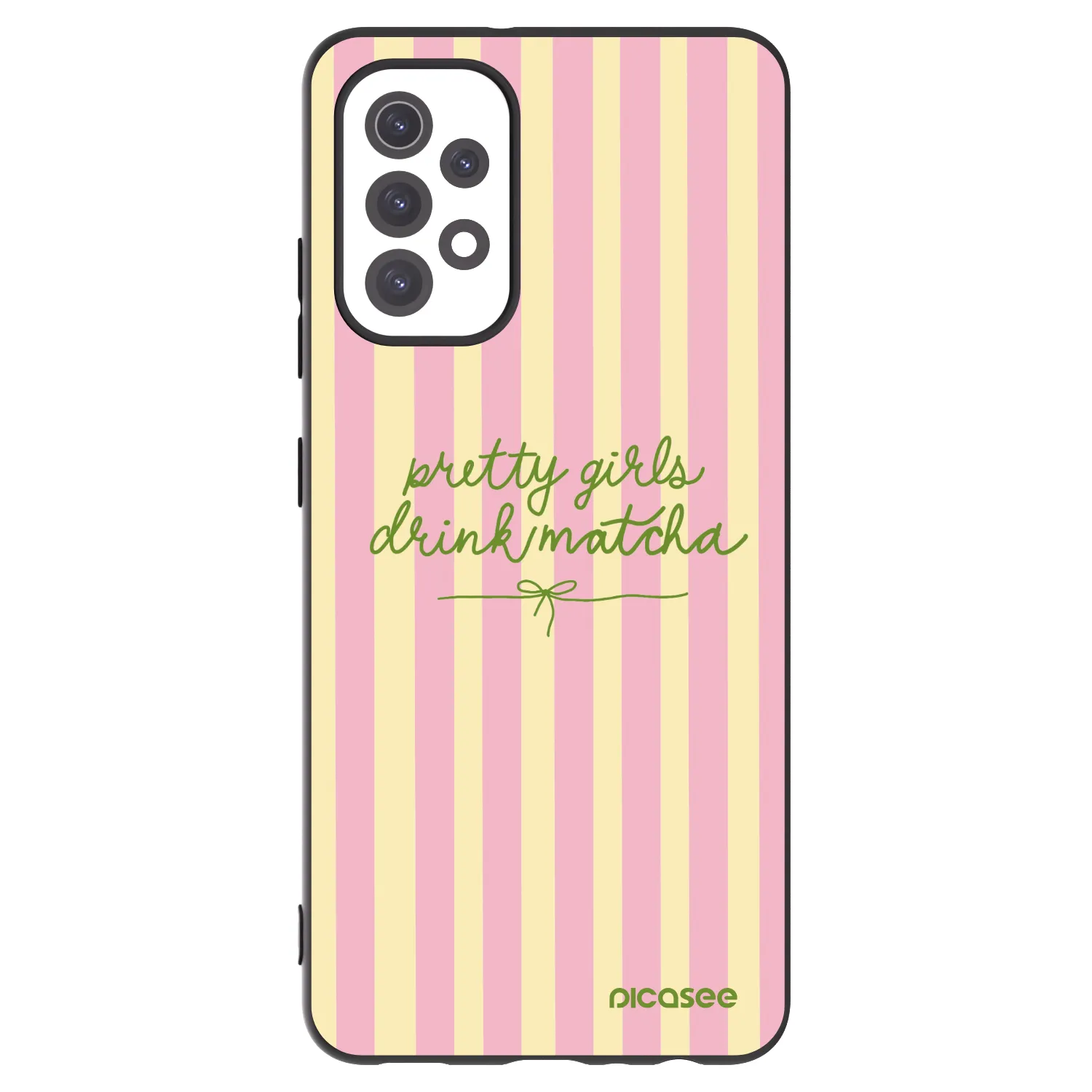 Picasee silikonowe czarne etui na Samsung Galaxy A32 5G A326B - Pretty matcha