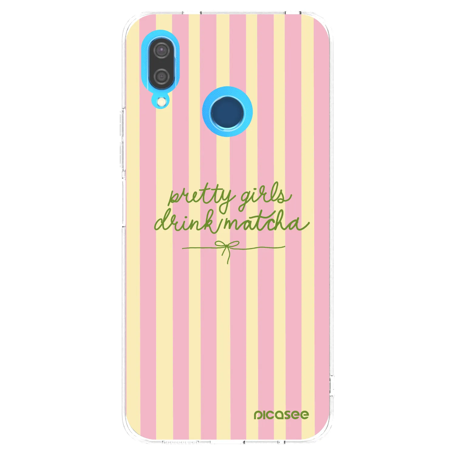 Picasee silikonowe przeźroczyste etui na Huawei P20 Lite - Pretty matcha