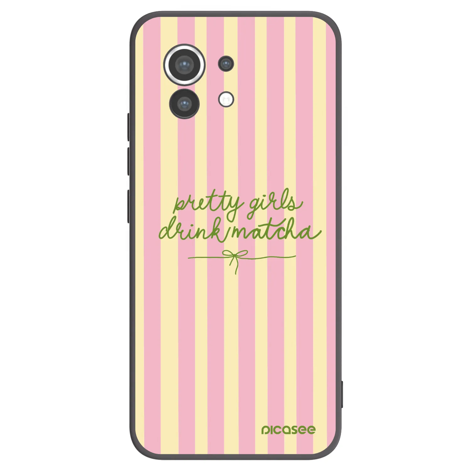Picasee silikonowe czarne etui na Xiaomi Mi 11 - Pretty matcha