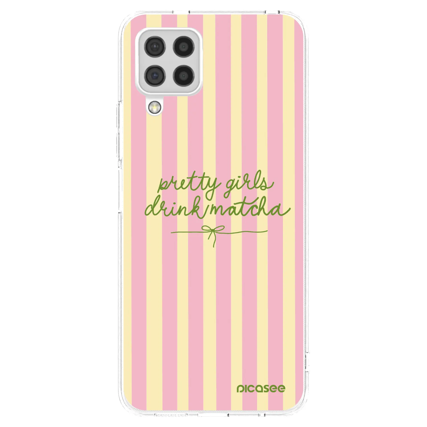 Picasee silikonowe przeźroczyste etui na Samsung Galaxy A22 A225F 4G - Pretty matcha