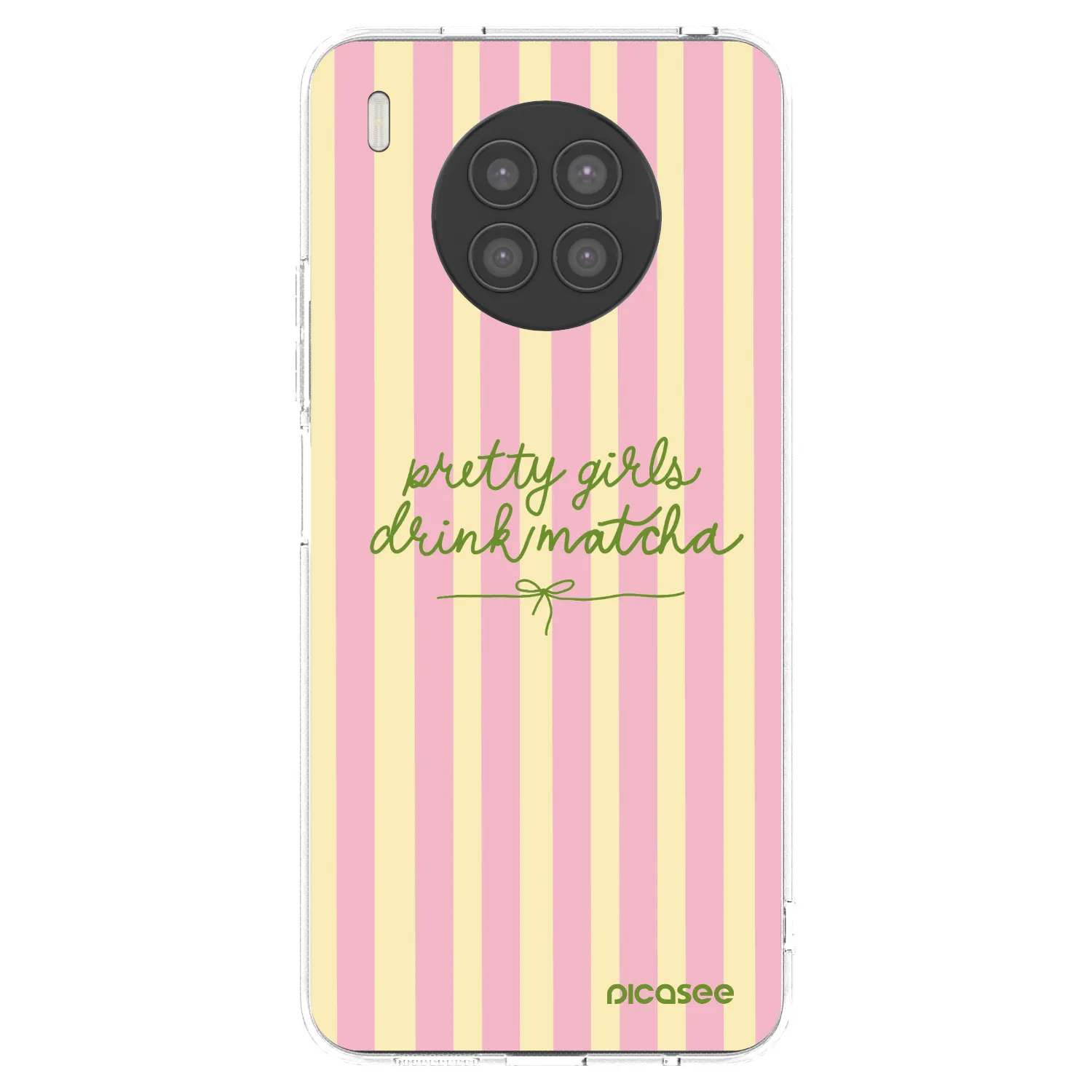 Picasee silikonowe przeźroczyste etui na Huawei Nova 8i - Pretty matcha