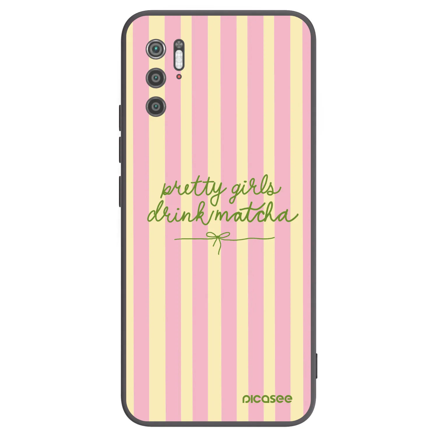 Picasee silikonowe czarne etui na Xiaomi Poco M3 Pro 5G - Pretty matcha