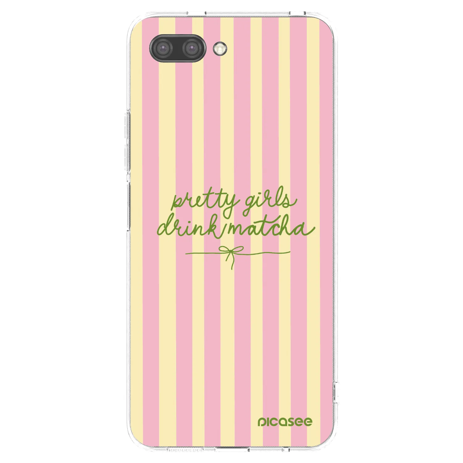 Picasee silikonowe przeźroczyste etui na Honor 10 - Pretty matcha