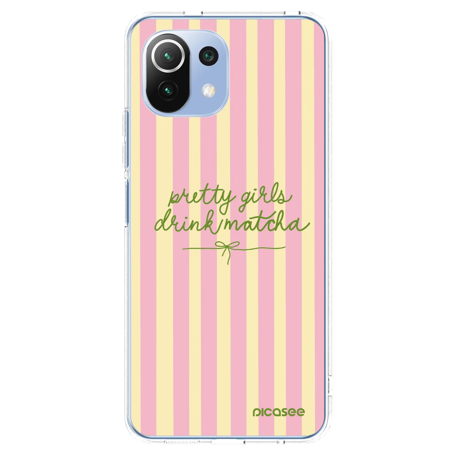 Picasee silikonowe przeźroczyste etui na Xiaomi 11 Lite 5G NE - Pretty matcha