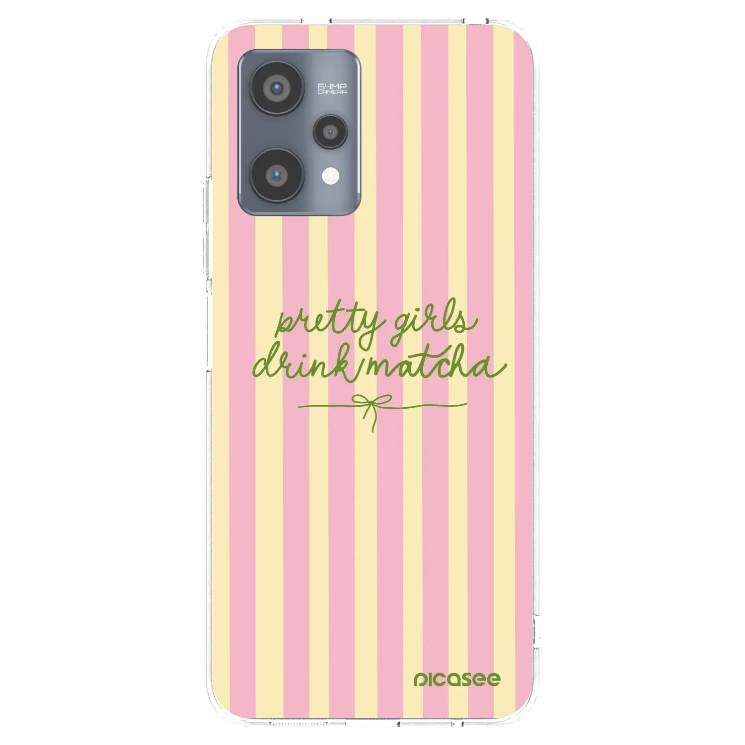 Picasee silikonowe przeźroczyste etui na Realme 9 Pro 5G - Pretty matcha