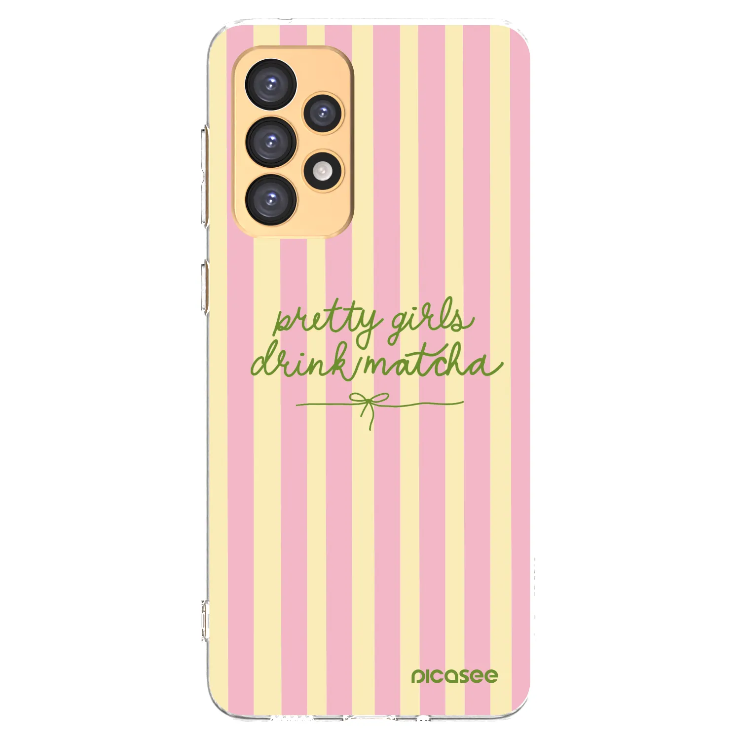 Picasee silikonowe przeźroczyste etui na Samsung Galaxy A33 5G A336 - Pretty matcha