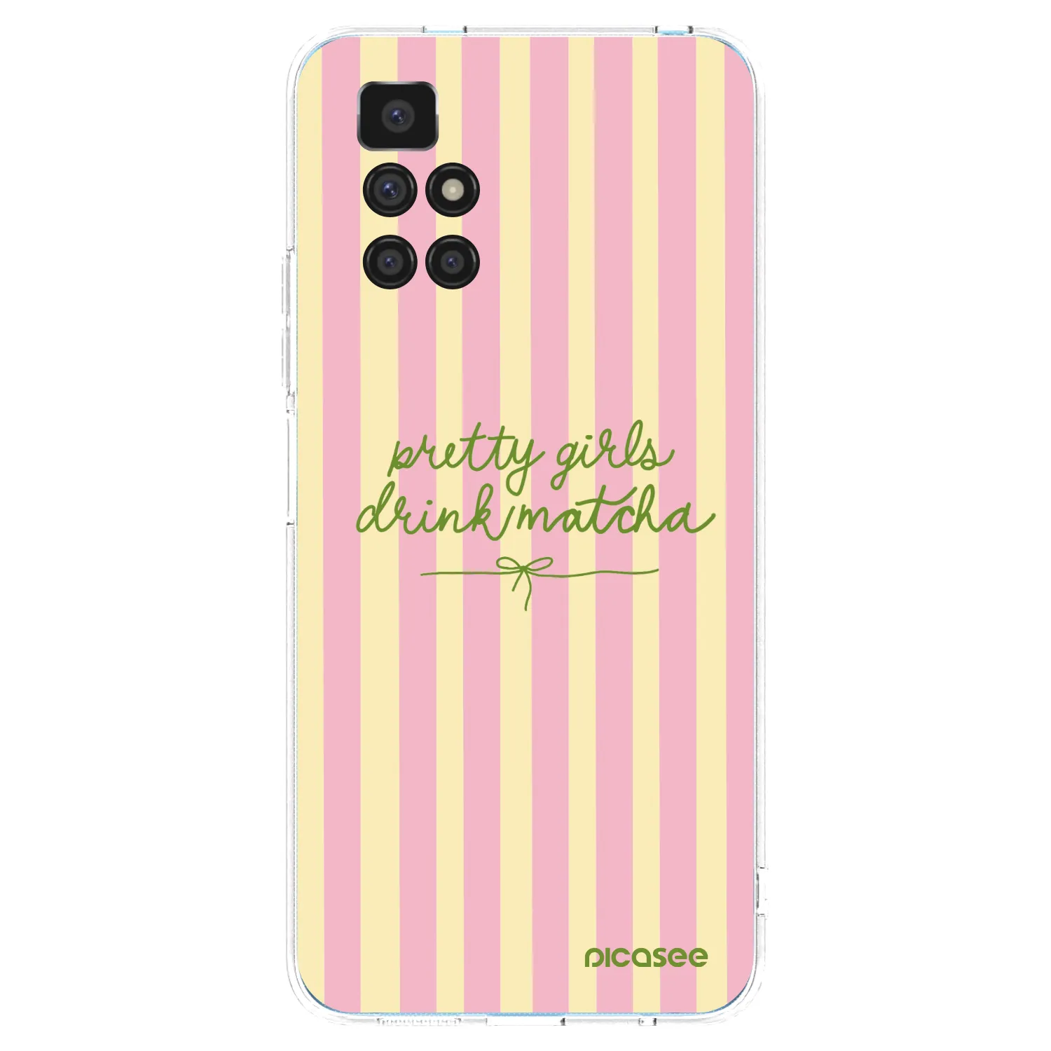 Picasee silikonowe przeźroczyste etui na Xiaomi Redmi 10 (2022) - Pretty matcha