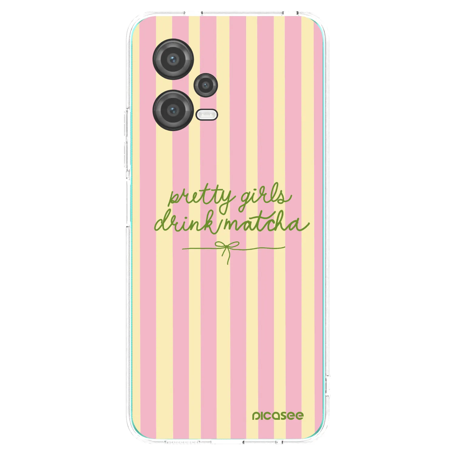 Picasee silikonowe przeźroczyste etui na Xiaomi Poco X5 - Pretty matcha