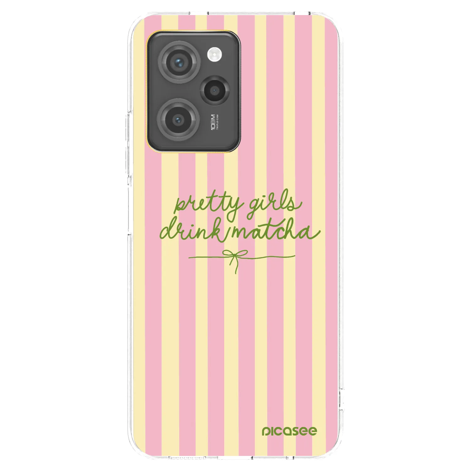 Picasee silikonowe przeźroczyste etui na Xiaomi Poco X5 Pro - Pretty matcha