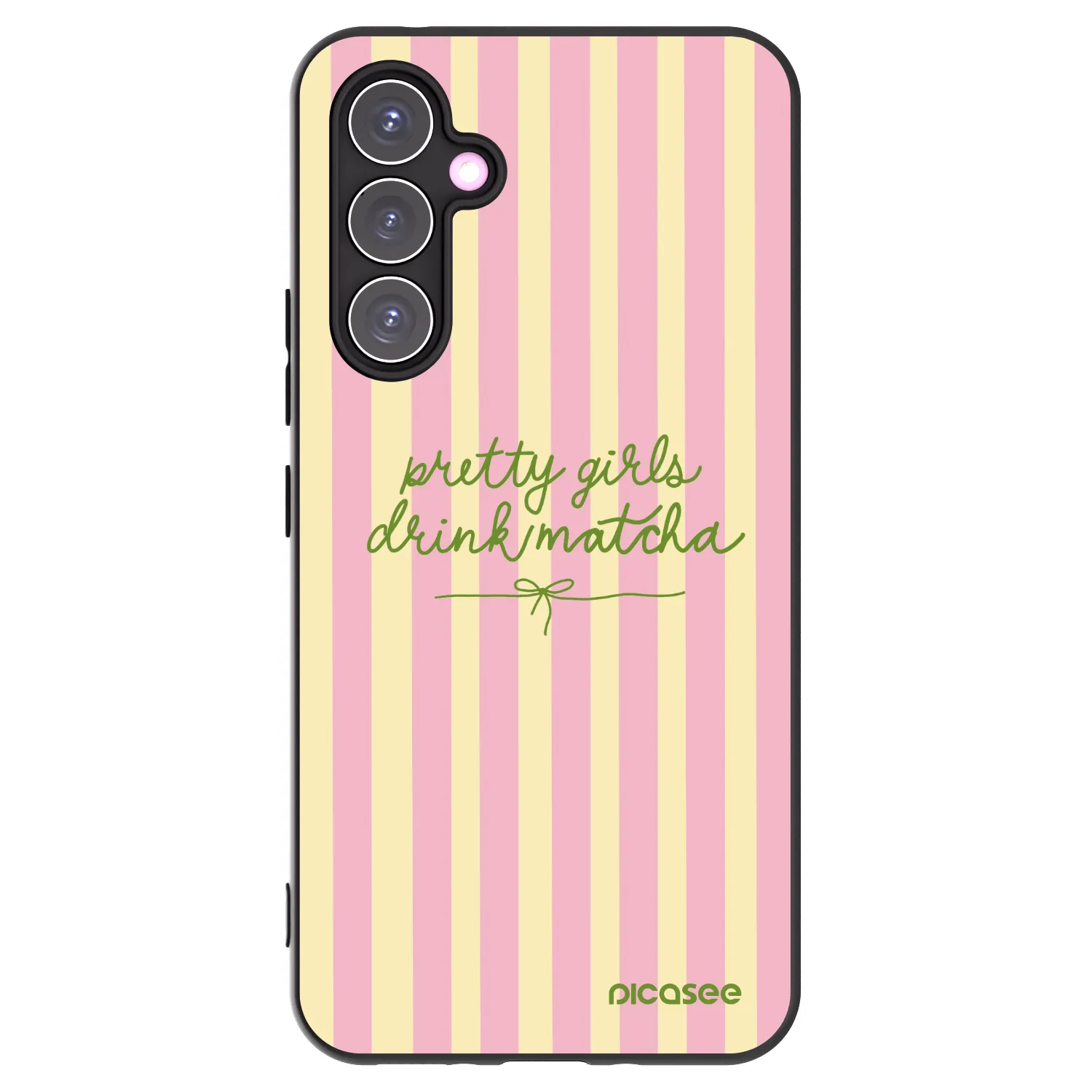 Picasee silikonowe czarne etui na Samsung Galaxy A54 5G A546B - Pretty matcha