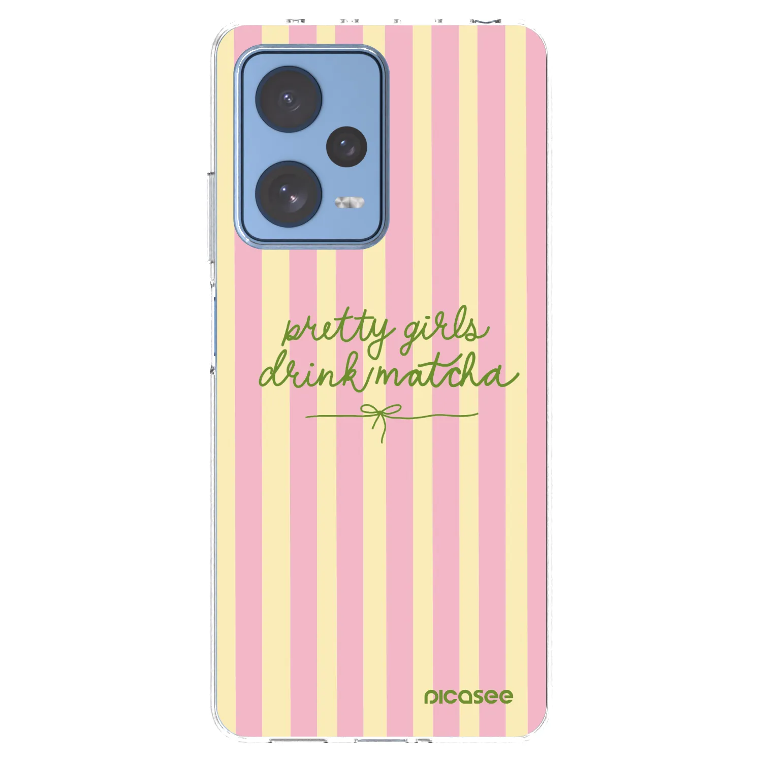 Picasee silikonowe przeźroczyste etui na Xiaomi Redmi Note 12 Pro 5G - Pretty matcha
