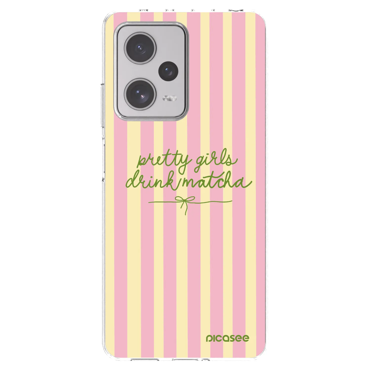Picasee silikonowe przeźroczyste etui na Xiaomi Redmi Note 12 Pro+ 5G - Pretty matcha