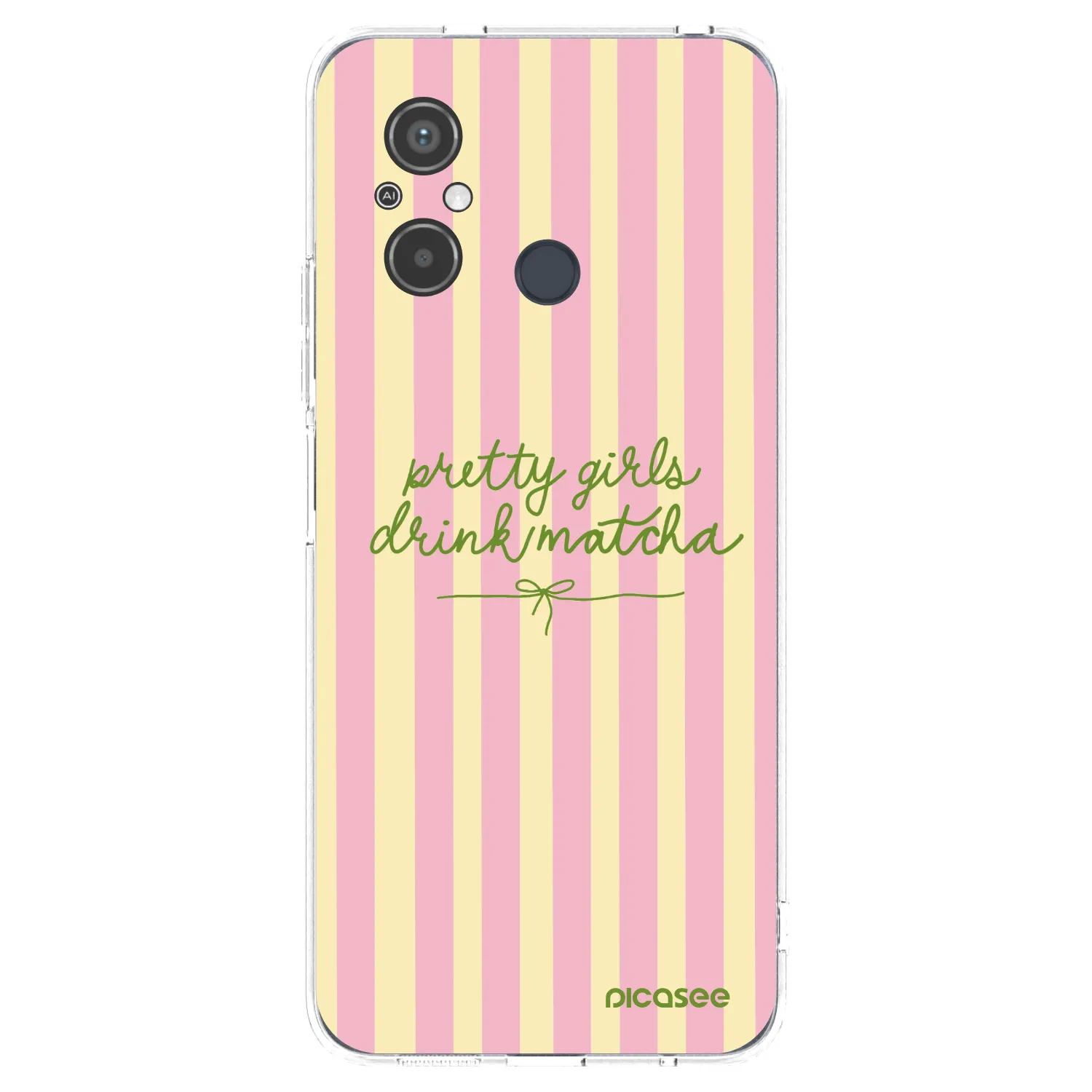 Picasee silikonowe przeźroczyste etui na Xiaomi Redmi 12C - Pretty matcha