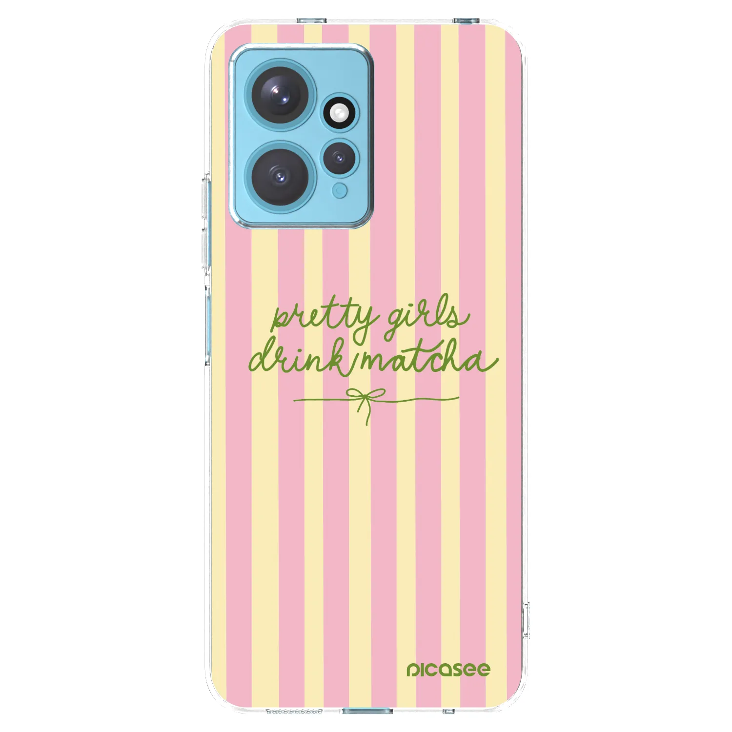 Picasee silikonowe przeźroczyste etui na Xiaomi Redmi Note 12 4G - Pretty matcha