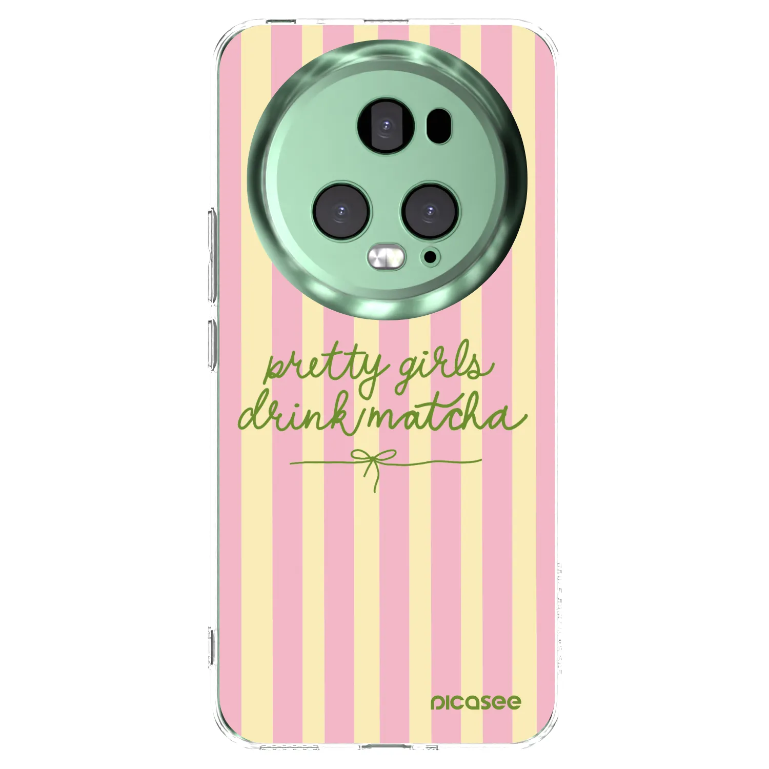 Picasee silikonowe przeźroczyste etui na Honor Magic5 Pro - Pretty matcha