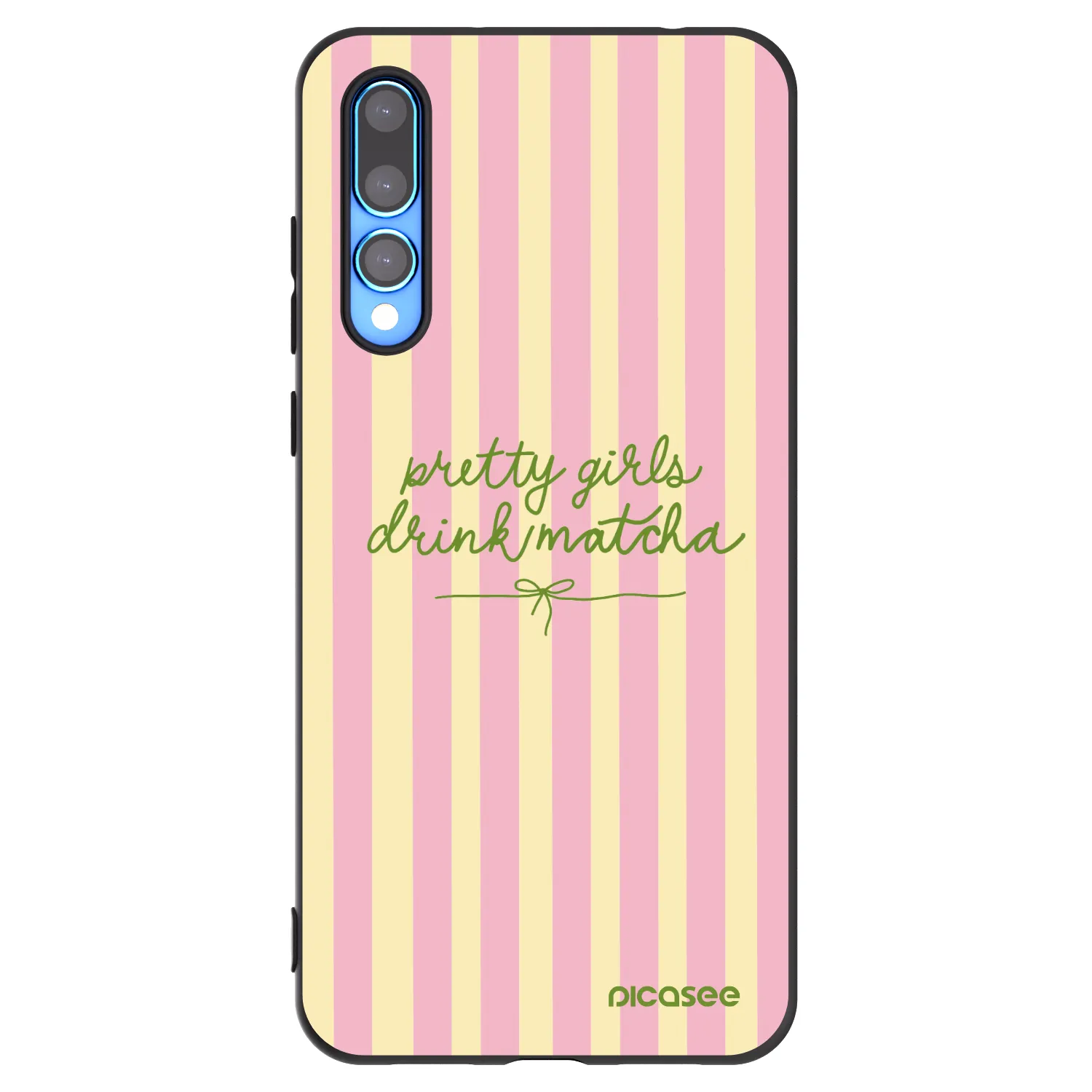Picasee silikonowe czarne etui na Huawei P20 Pro - Pretty matcha