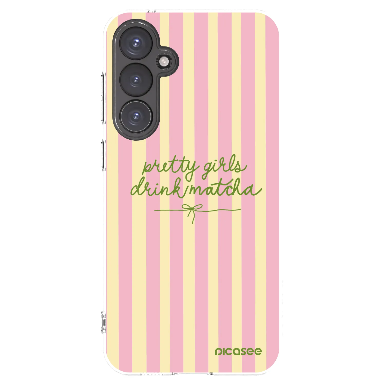 Picasee silikonowe przeźroczyste etui na Samsung Galaxy S23 FE S711B - Pretty matcha