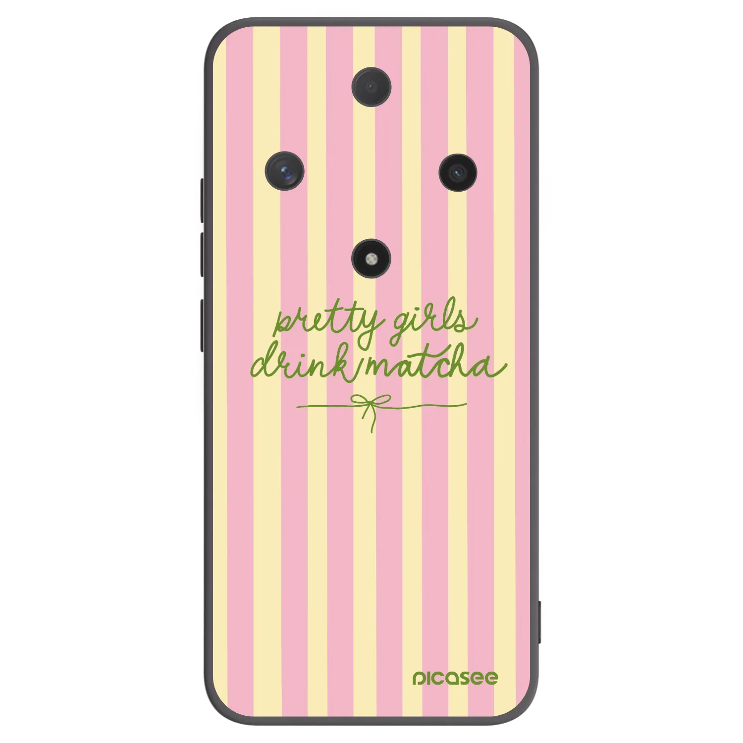 Picasee silikonowe czarne etui na Honor Magic6 Lite 5G - Pretty matcha