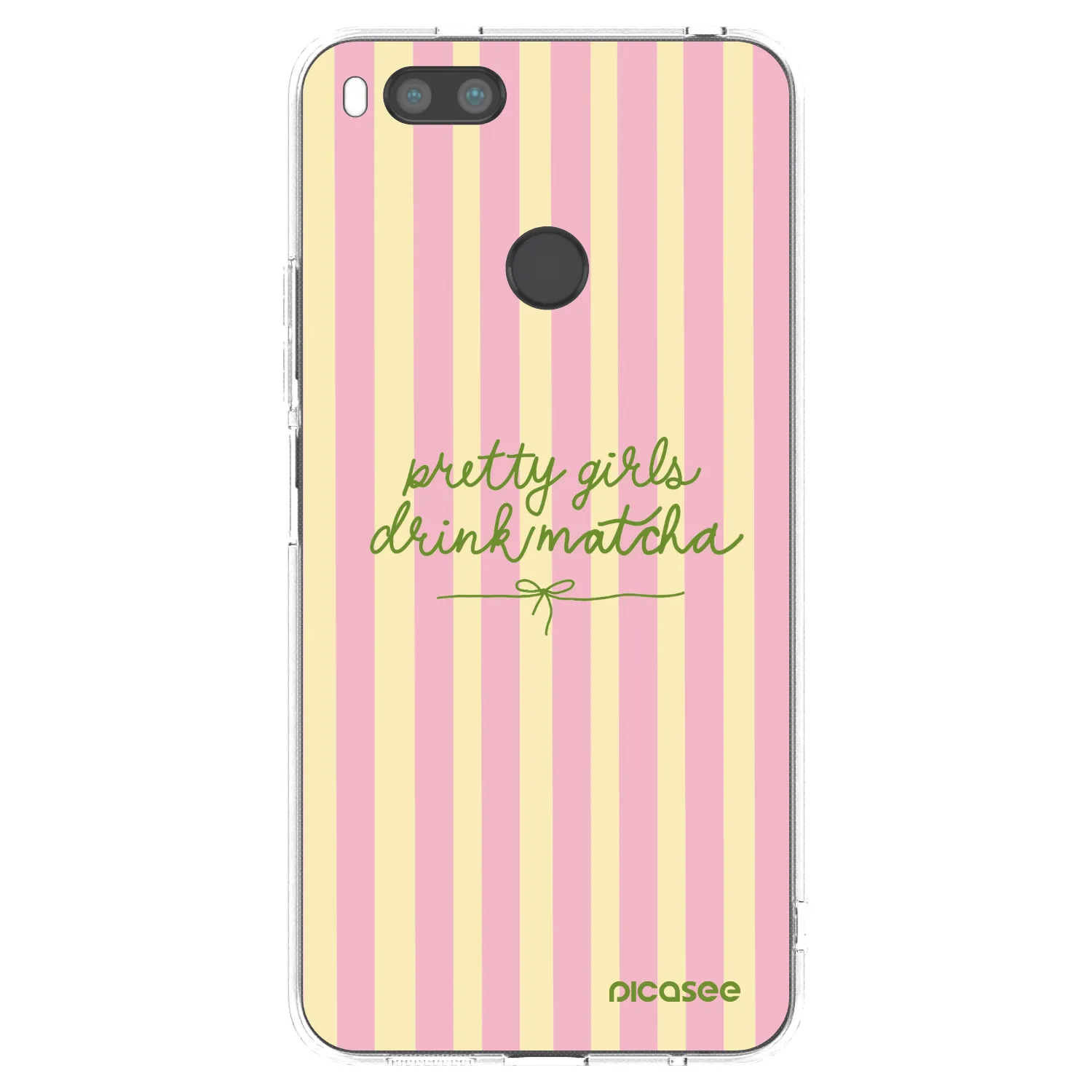 Picasee silikonowe przeźroczyste etui na Xiaomi Mi A1 Global - Pretty matcha