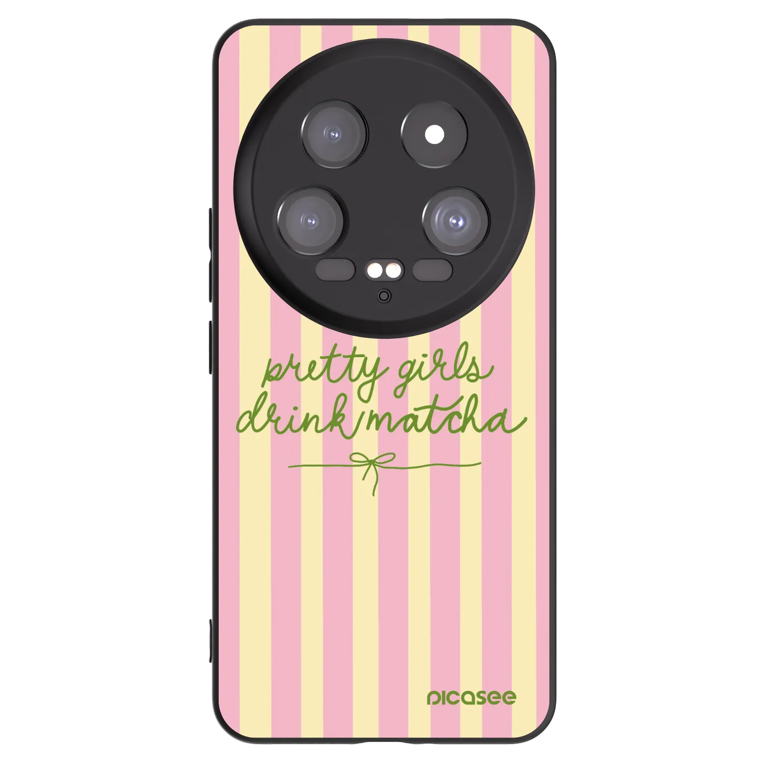 Picasee silikonowe czarne etui na Xiaomi 14 Ultra - Pretty matcha