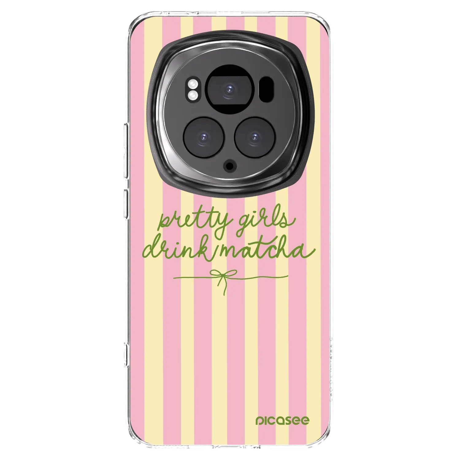 Picasee silikonowe przeźroczyste etui na Honor Magic6 Pro - Pretty matcha