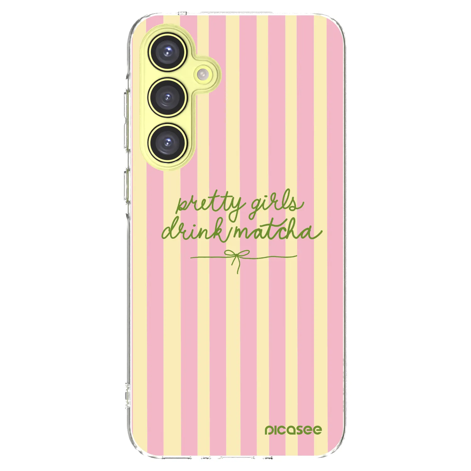Picasee silikonowe przeźroczyste etui na Samsung Galaxy A35 5G A356B - Pretty matcha