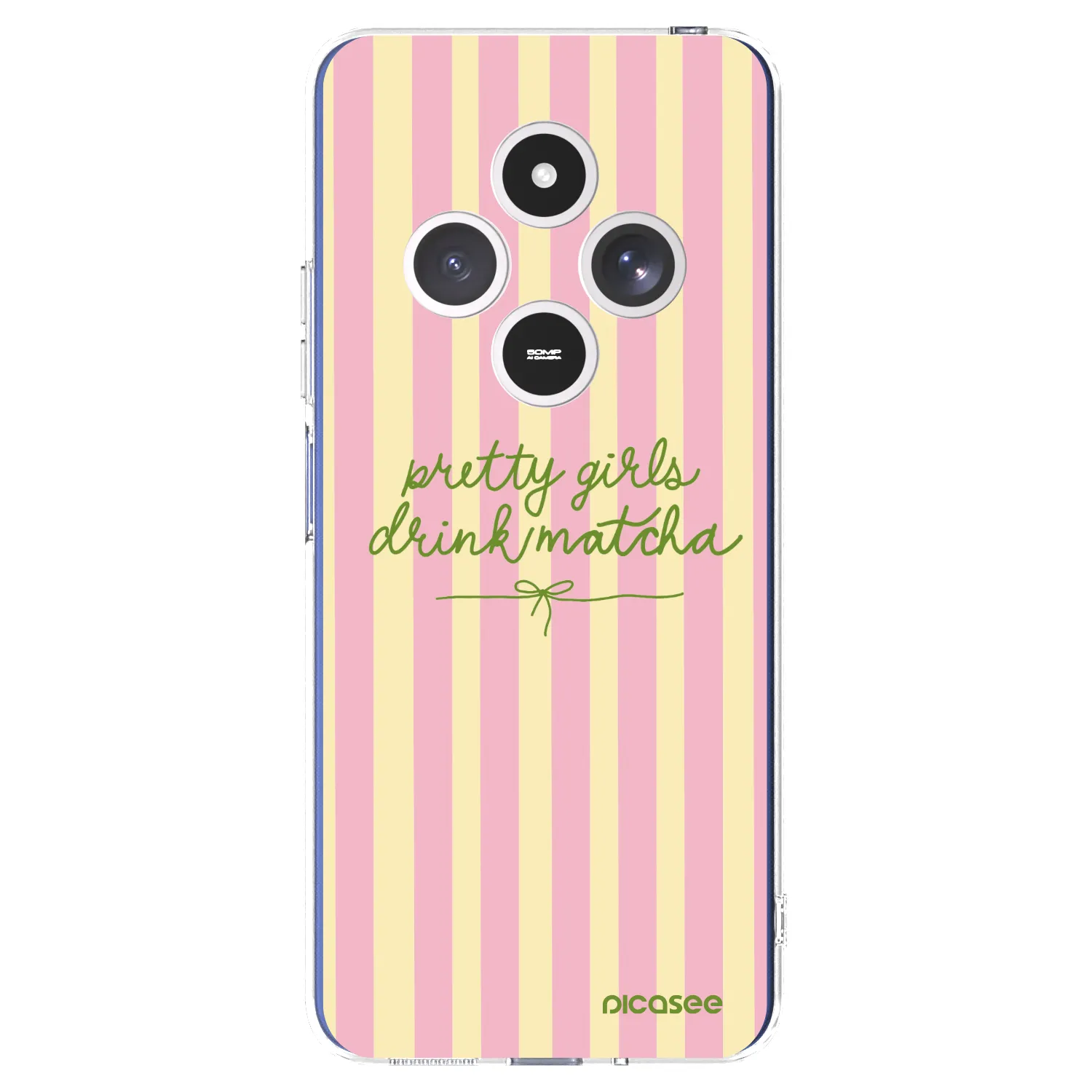 Picasee silikonowe przeźroczyste etui na Xiaomi Redmi 14C - Pretty matcha