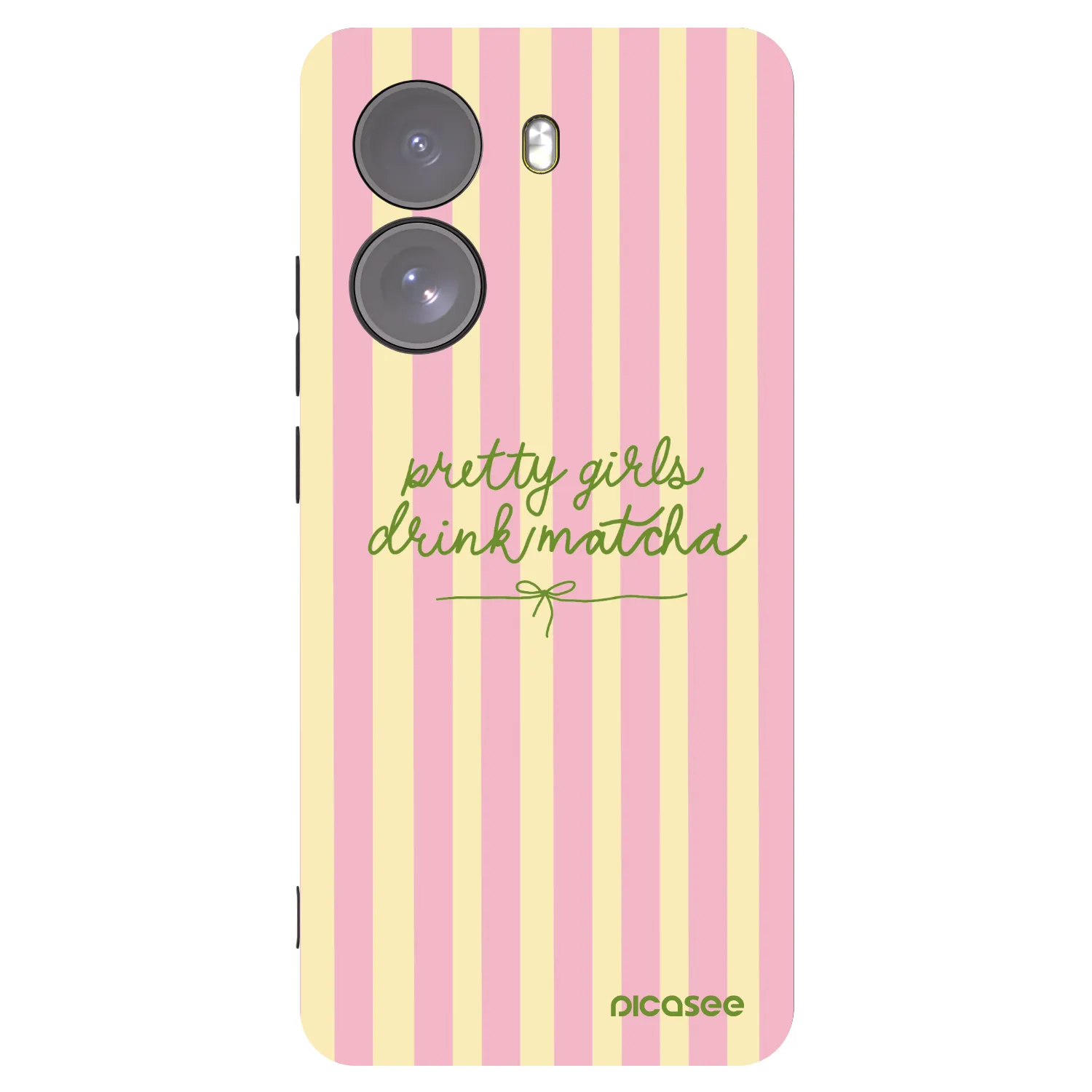 Picasee silikonowe czarne etui na Xiaomi Poco X7 - Pretty matcha