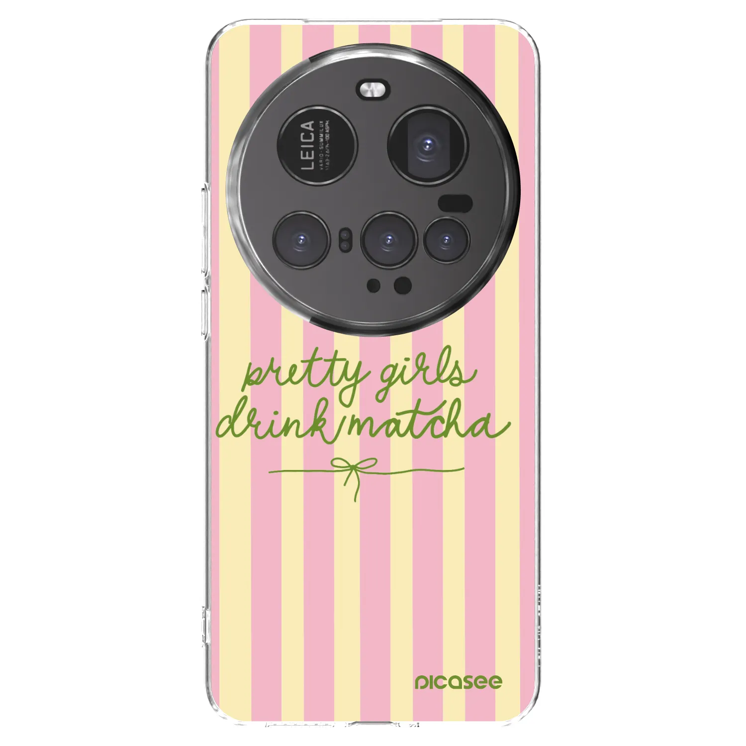 Picasee silikonowe przeźroczyste etui na Xiaomi 15 Ultra - Pretty matcha