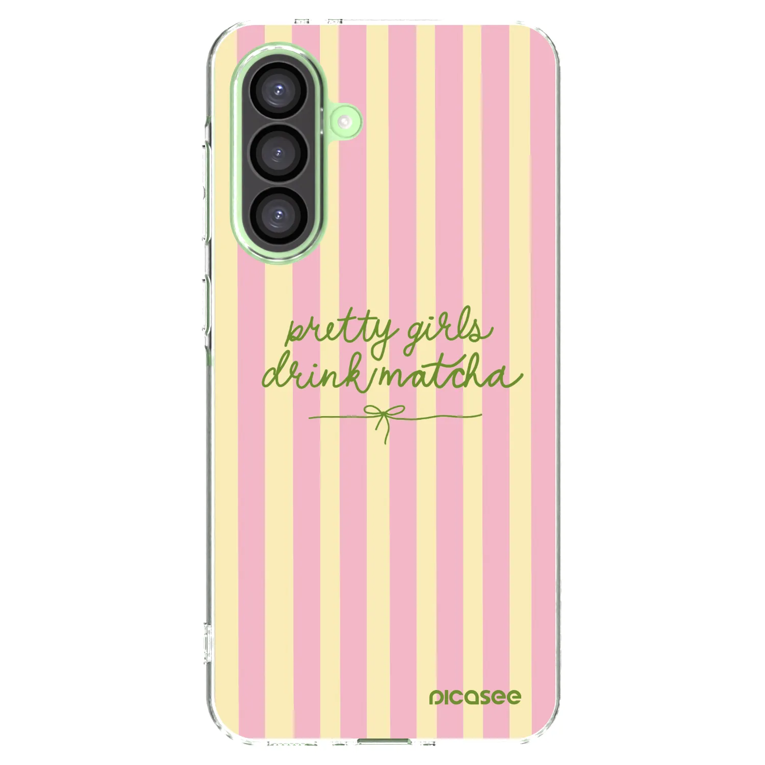 Picasee silikonowe przeźroczyste etui na Samsung Galaxy A26 5G A266B - Pretty matcha