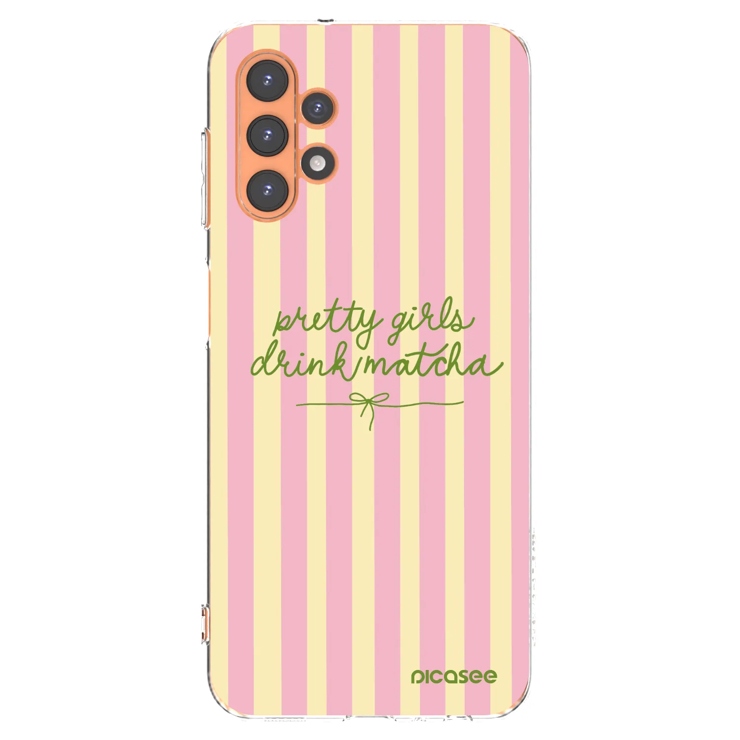 Picasee silikonowe przeźroczyste etui na Samsung Galaxy A13 5G - Pretty matcha