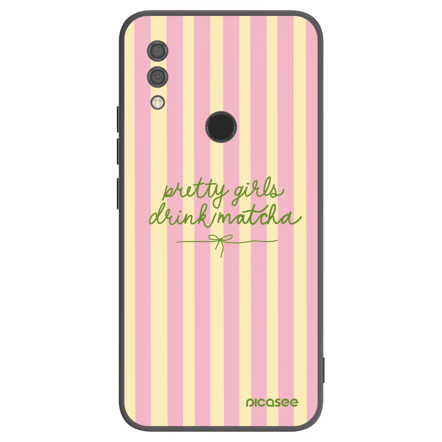 Picasee silikonowe czarne etui na Xiaomi Redmi 7 - Pretty matcha