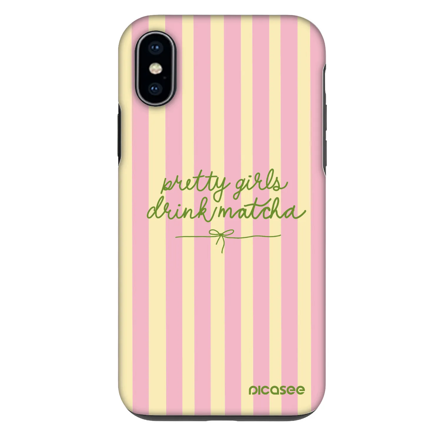 Picasee Fashion Case na Apple iPhone X/XS - Pretty matcha