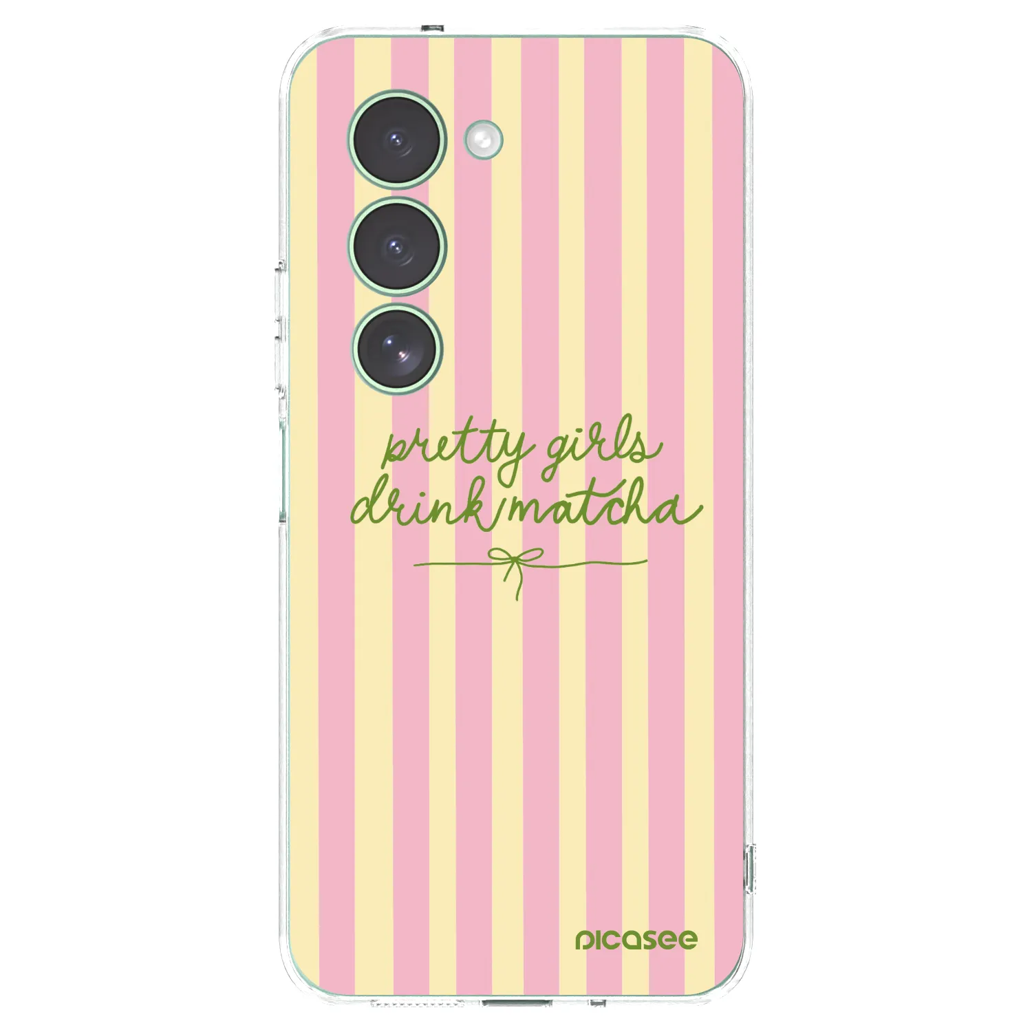 Picasee silikonowe przeźroczyste etui na Xiaomi Redmi 15 5G - Pretty matcha