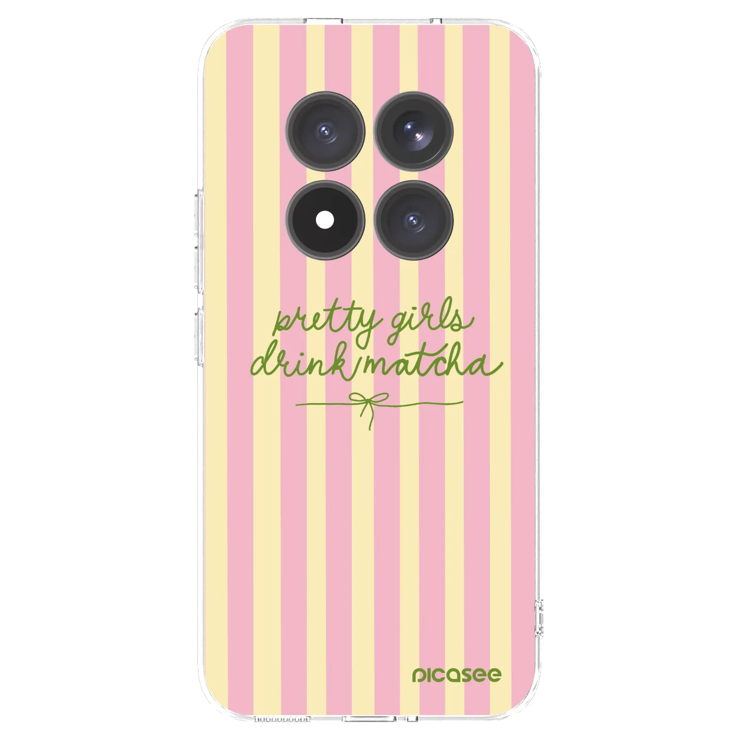 Picasee silikonowe przeźroczyste etui na Xiaomi Redmi Note 15 Pro+ - Pretty matcha
