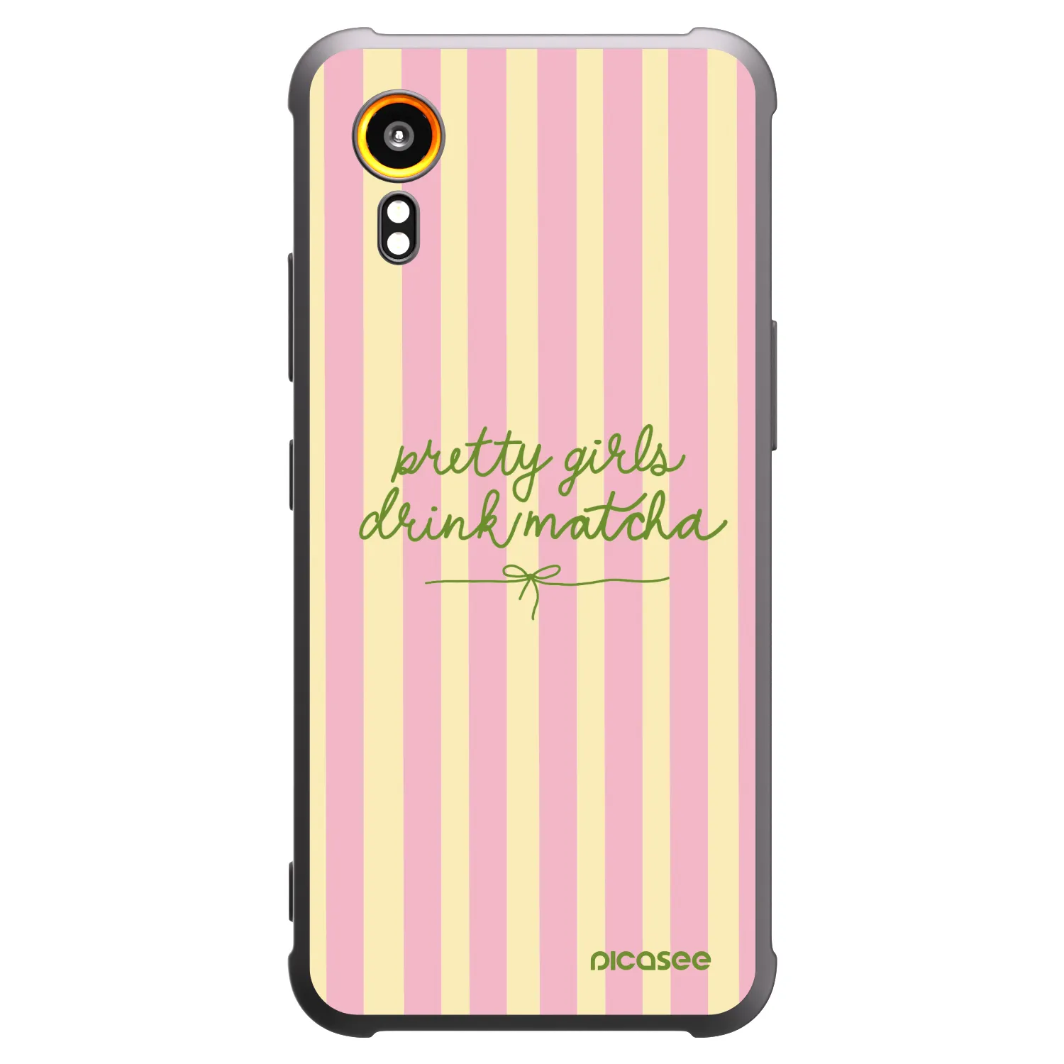 Picasee silikonowe czarne etui na Samsung Galaxy Xcover 7 - Pretty matcha